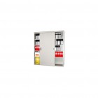 Металлический шкаф архивный с дверями - купе AL 2012